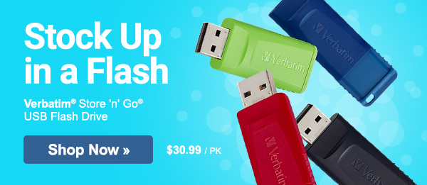 Stock Up in a Flash. Get great buys on tech tools and office must-haves.